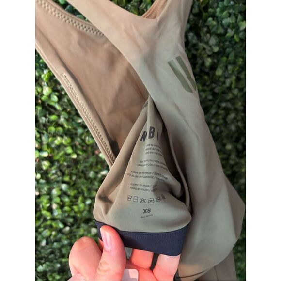 NWT NOBULL Women’s One Piece Swimsuit - X-Small - Olive Green - Picture 5 of 5
